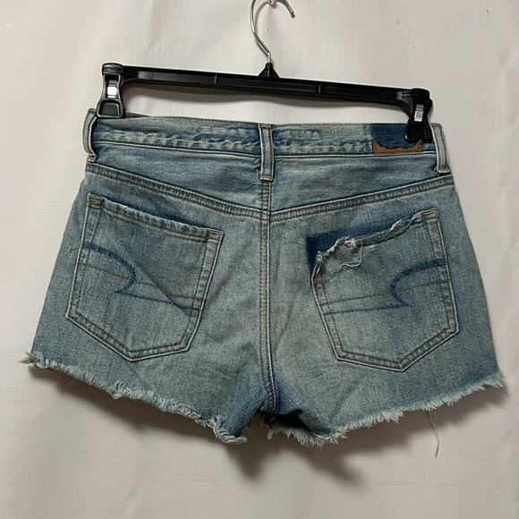 AMERICAN EAGLE OUTFITTERS DISTRESSED JEANS SIZE 2‎ - Picture 2 of 8
